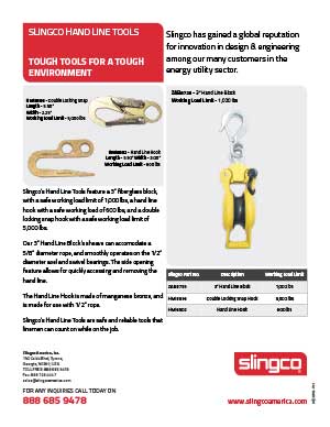 Hand Line Tools