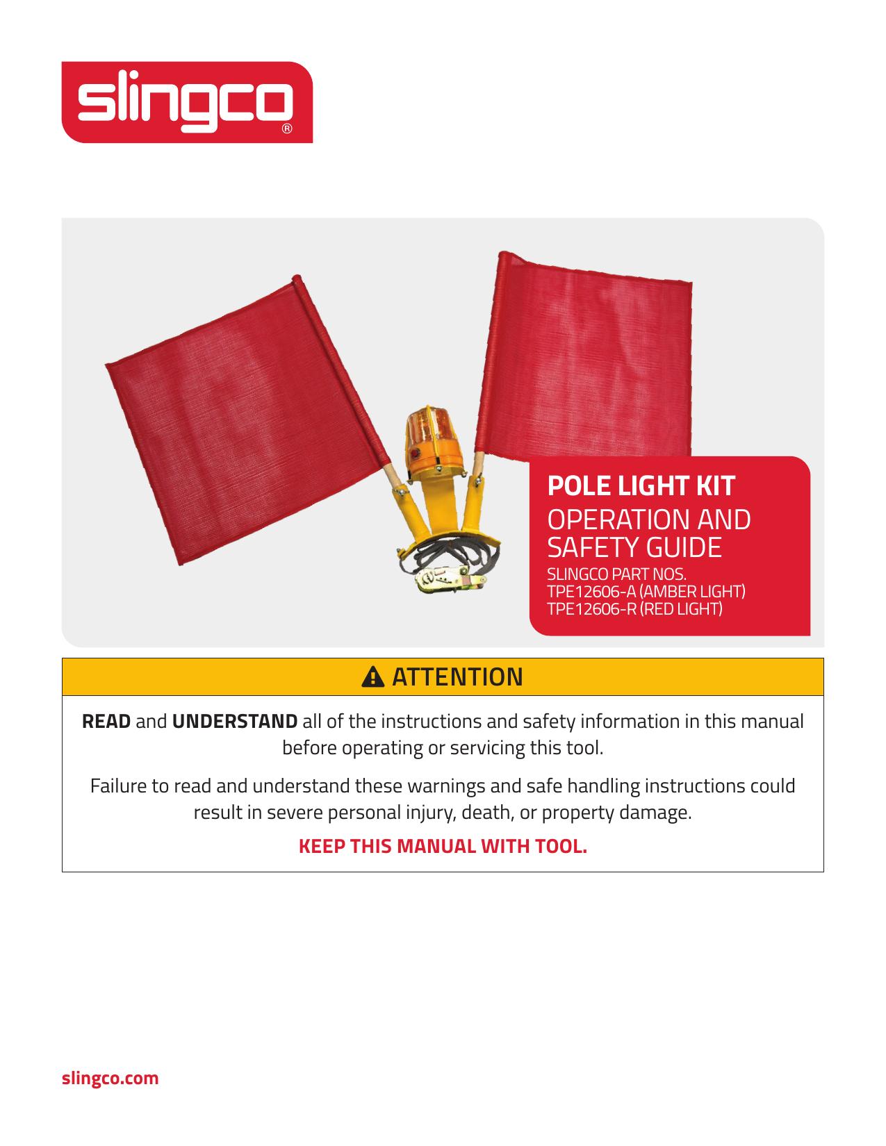 Pole Transportation Kit Operation and Safety Guide